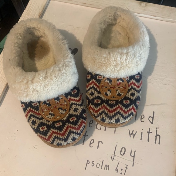 Tory Burch Coley knit slip on slippers - Picture 2 of 10